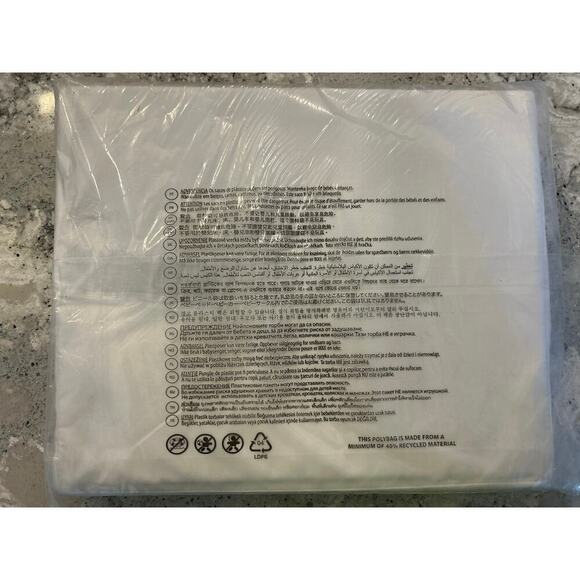 Ralph Lauren Organic Cotton Percale Palmer pale sky Full Flat Sheet - Picture 4 of 4